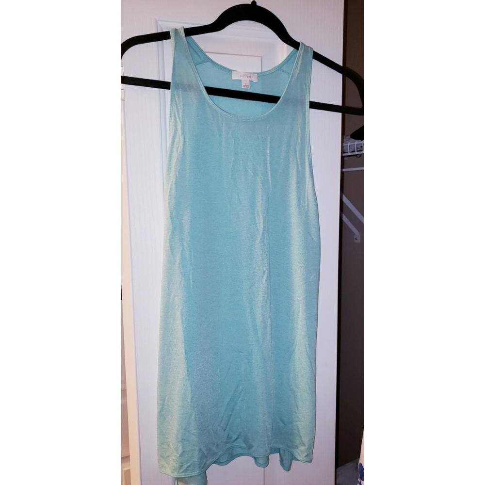 3/$30 Aritzia Wilfred Teal Tank Top